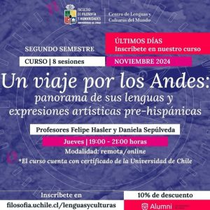 Curso un viaje por los andes